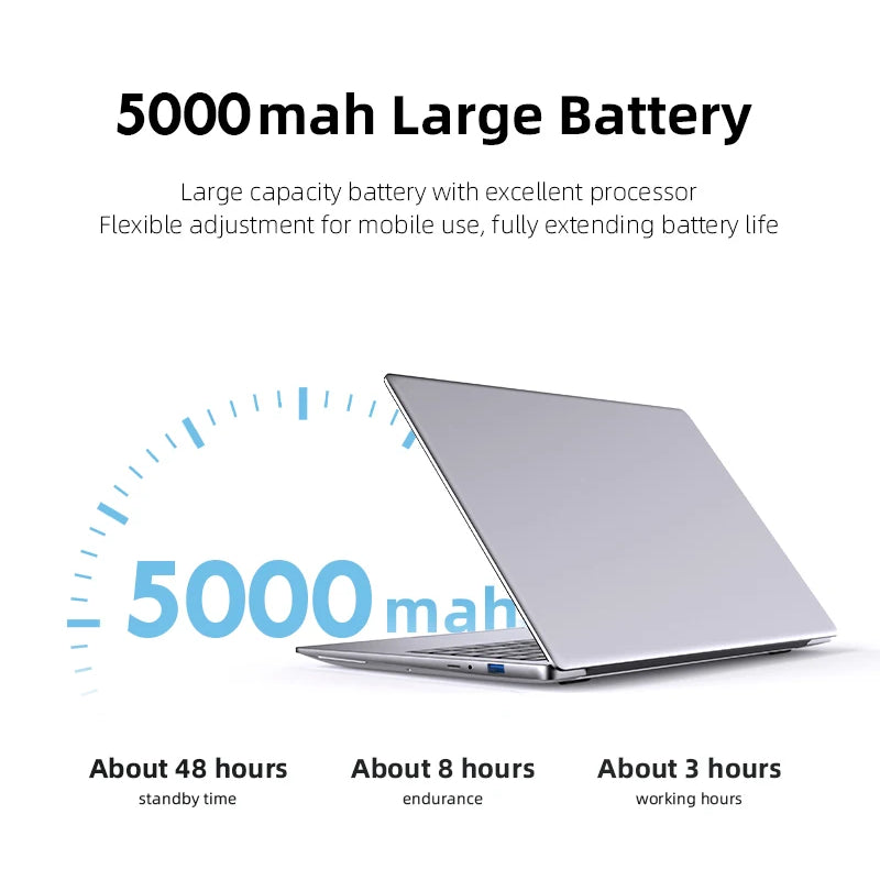 Ultra Slim Windows 11 Laptop Computer 14.1