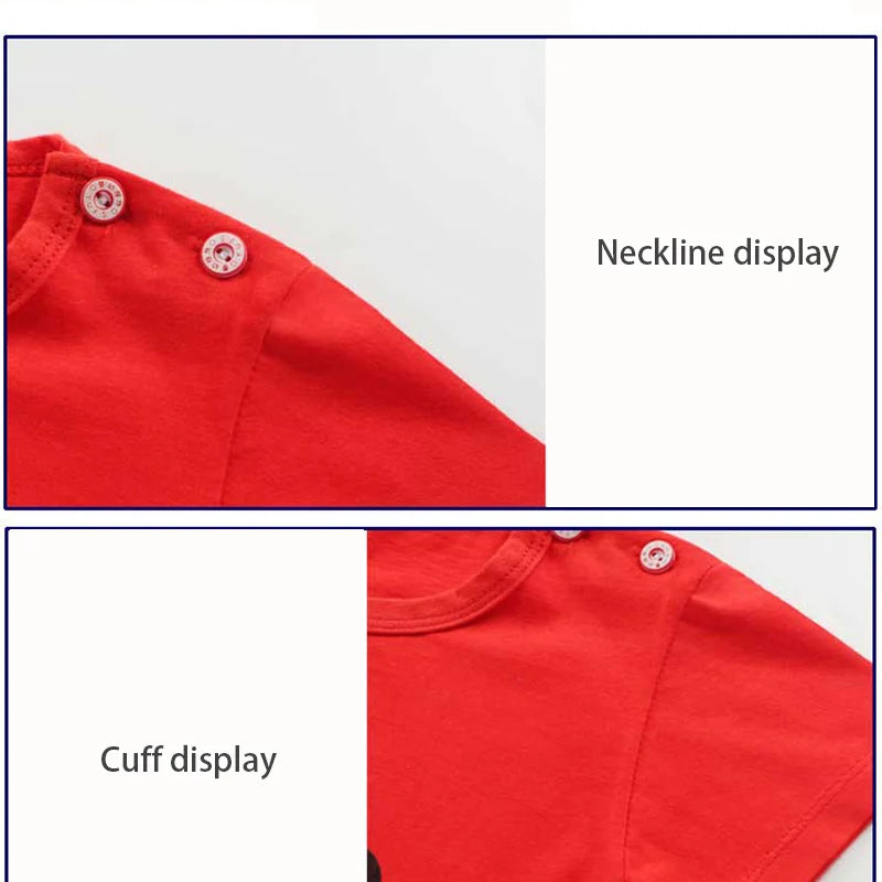 Kids Clothes Set Baby Boy/Girl T-Shirt + Shorts Summer Clothing Cotton Cartoon Casual Boys Tracksuit Children Baby Clothes Set