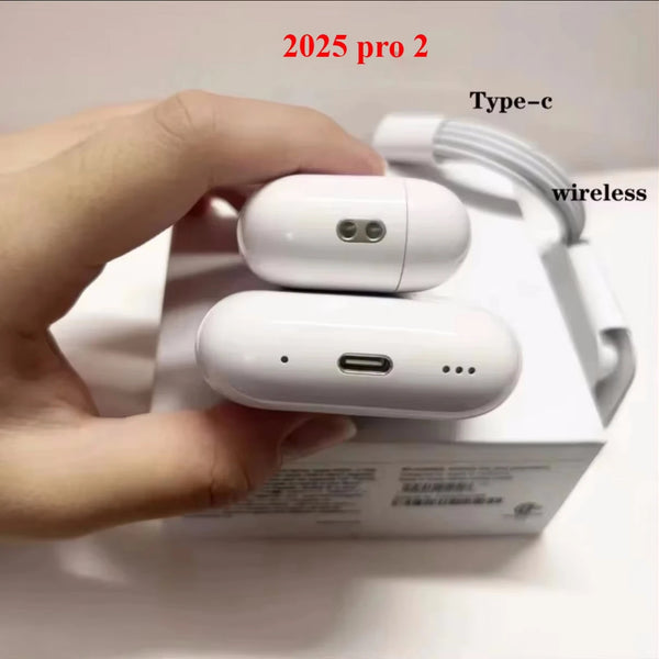 2025 New Pro 2 Wireless Bluetooth Earbuds Air4 with USB-C Type-C Cable and HiFI Active Noise Cancelling Gaming Headset