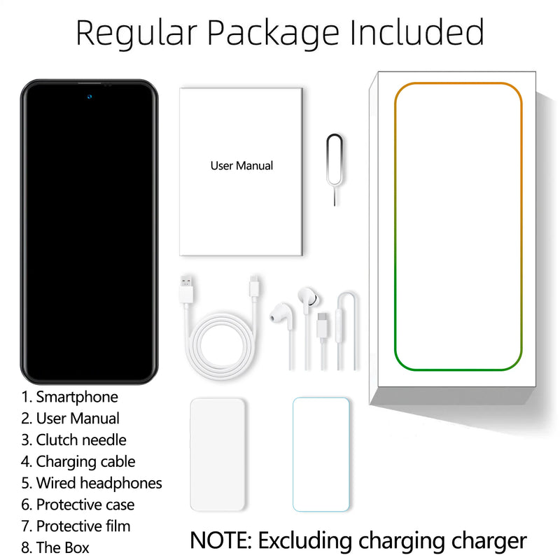 FUFFI 6.56 Inch Smartphone, 4G Network Dual SIM Phone, Android 10.0 Phone with 32GB ROM, Quad Core Processor, 2+2MP Pixels Phone