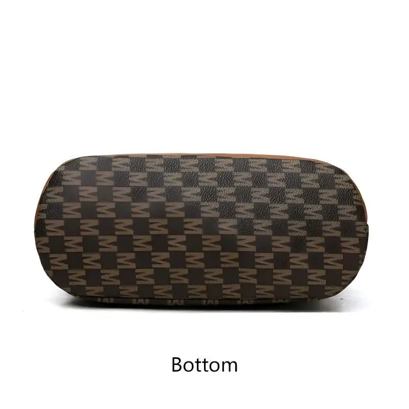 New retro color crossbody bag, M letter handbag, high quality leather messenger bag, business and leisure all kinds of tote bag