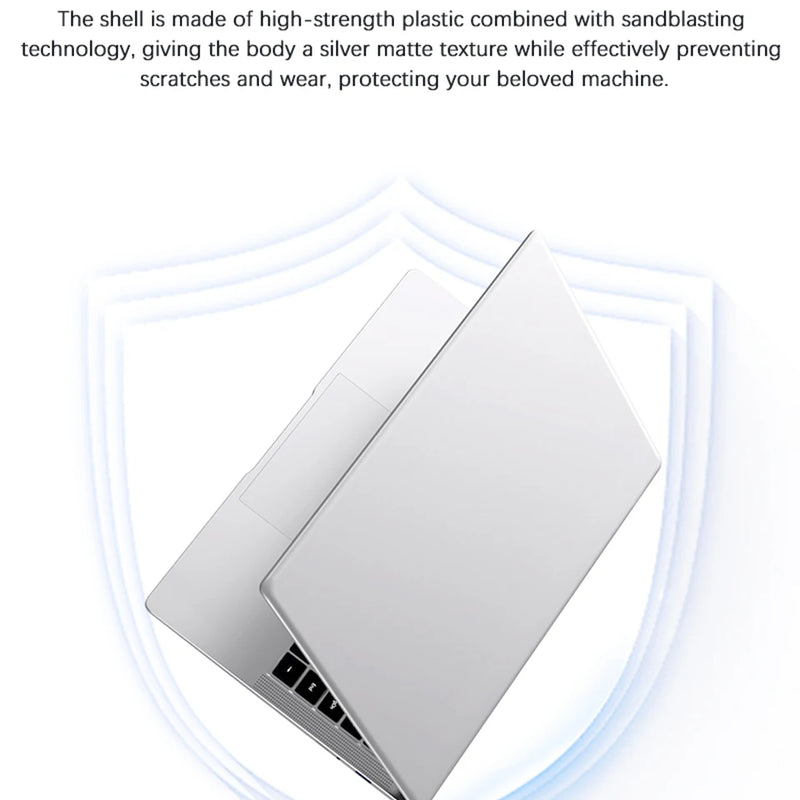 Laptop Computer Windows 11 Pro Intel Atom A3950 2025 Notebook PC 12GB RAM 512GB 1TB 2TB SSD 1920*1080P Office Study Computer