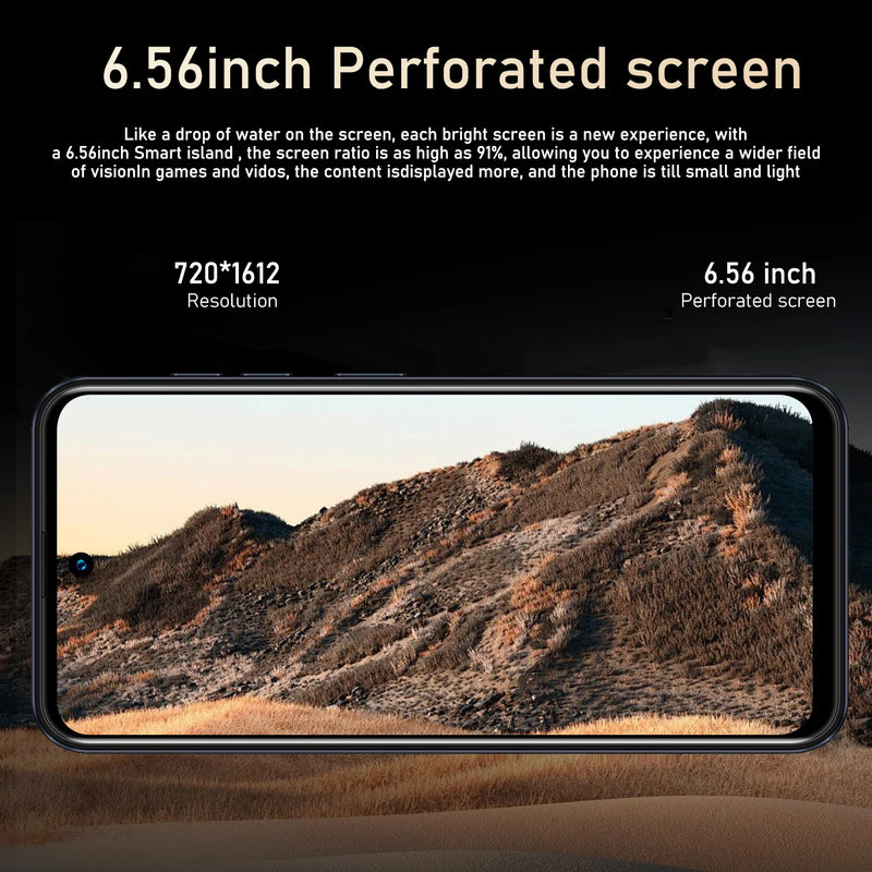 FUFFI 6.56 Inch Smartphone, 4G Network Dual SIM Phone, Android 10.0 Phone with 32GB ROM, Quad Core Processor, 2+2MP Pixels Phone