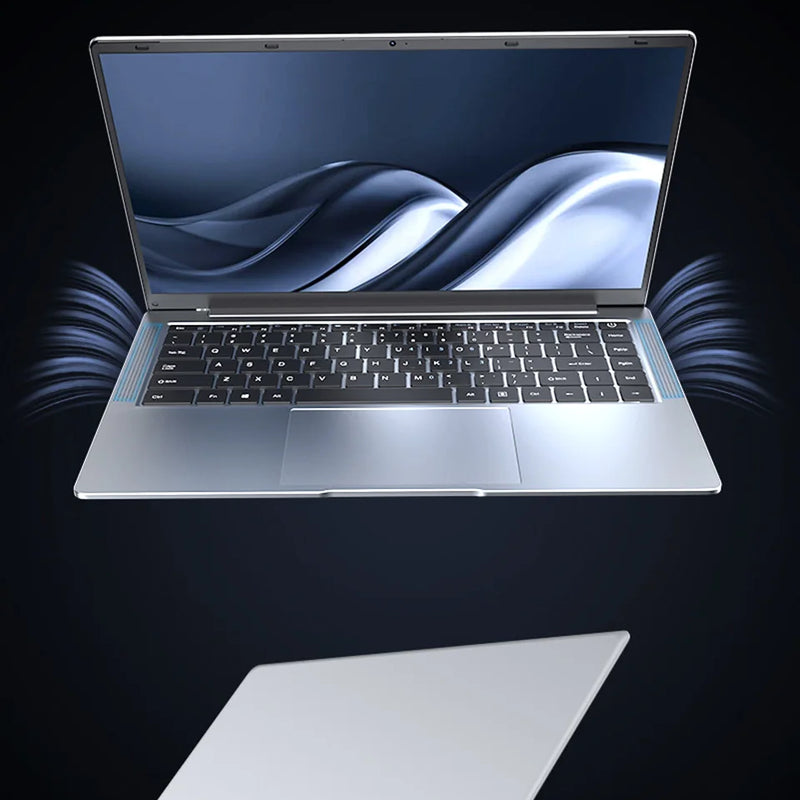 Laptop Computer Windows 11 Pro Intel Atom A3950 2025 Notebook PC 12GB RAM 512GB 1TB 2TB SSD 1920*1080P Office Study Computer