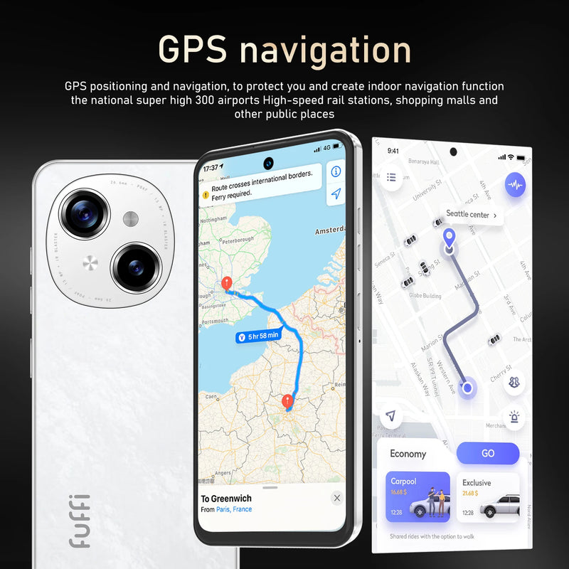 FUFFI 6.56 Inch Smartphone, 4G Network Dual SIM Phone, Android 10.0 Phone with 32GB ROM, Quad Core Processor, 2+2MP Pixels Phone