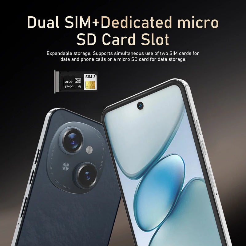 FUFFI 6.56 Inch Smartphone, 4G Network Dual SIM Phone, Android 10.0 Phone with 32GB ROM, Quad Core Processor, 2+2MP Pixels Phone