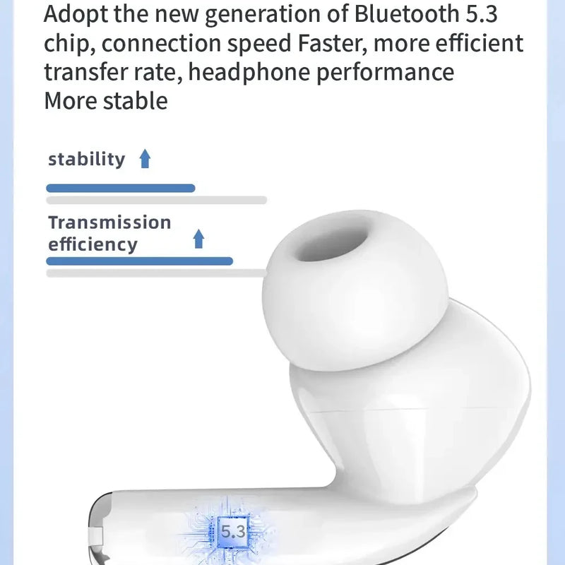 For Air pro5 Wireless Bluetooth Earphone Headset TWS Max With case Earbuds Noise Cancelling Headset For iPhone Android Headphone