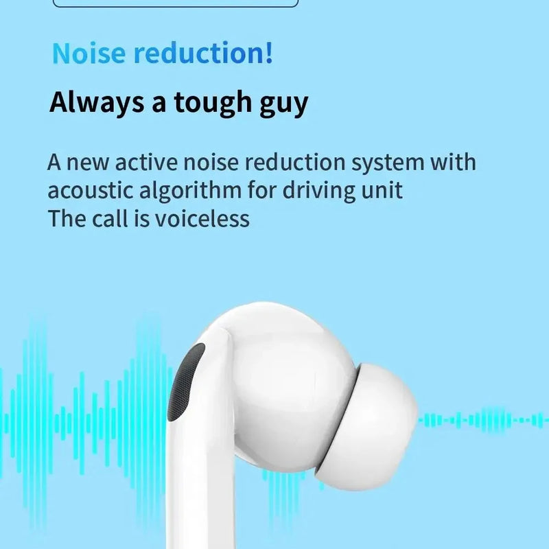 For Air pro5 Wireless Bluetooth Earphone Headset TWS Max With case Earbuds Noise Cancelling Headset For iPhone Android Headphone