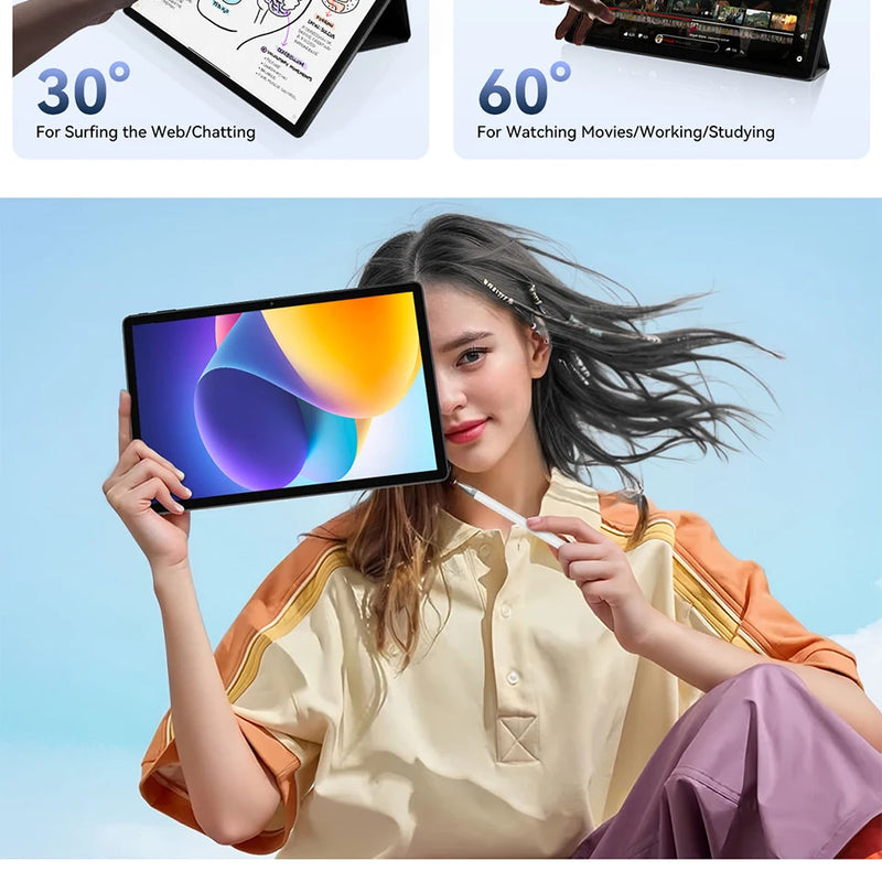 Blackview MEGA 8 Tablet 13 inch FHD+ Display 11000mAh 256GB 512GB AI Android 15 50Mp Camera 4 BOX Speakers 4G Pad PC