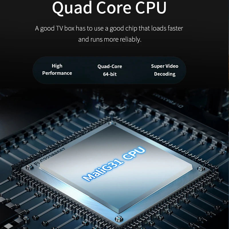  Android 10.0 Fast Smart TV BOX 2GB 16GB Allwinner H313 Quad Core 4K HD Set Top Box Media Player 
