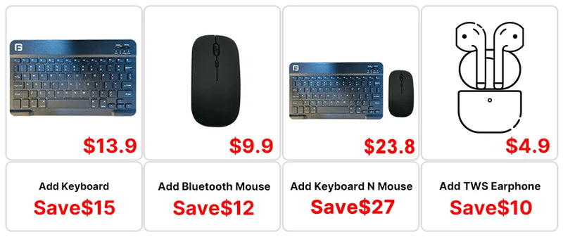 Blackview MEGA 8 Tablet 13 inch FHD+ Display 11000mAh 256GB 512GB AI Android 15 50Mp Camera 4 BOX Speakers 4G Pad PC