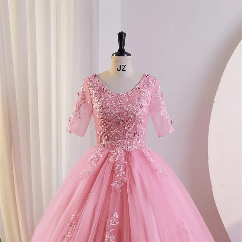 Short Sleeve 15 Quinceanera Dresses Elegant Party Dresses Classic Ball Gown 15 Year Old Dress Dresses For Quinceanera Customized