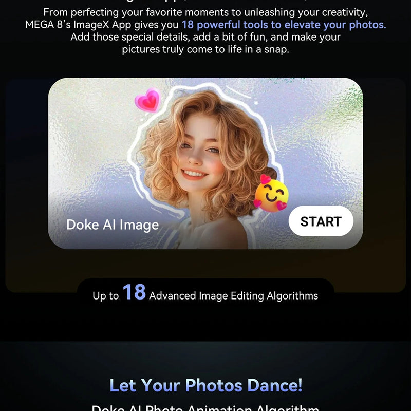 Blackview MEGA 8 Tablet 13 inch FHD+ Display 11000mAh 256GB 512GB AI Android 15 50Mp Camera 4 BOX Speakers 4G Pad PC