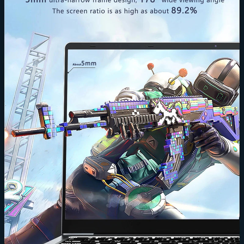 Ultra Slim Windows 11 Laptop Computer 14.1