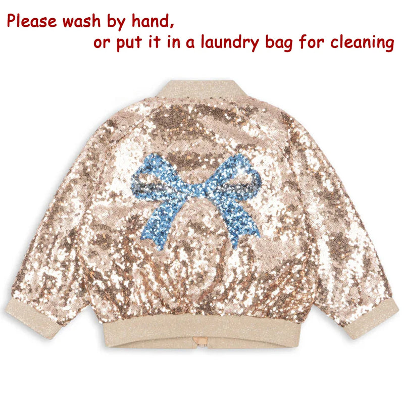 2025 KS Christmas Girls Sequin Shining Pretty Dress Kid Princess Dresses Girl Cute Jacket Children Carnival Party Vestidos Gifts