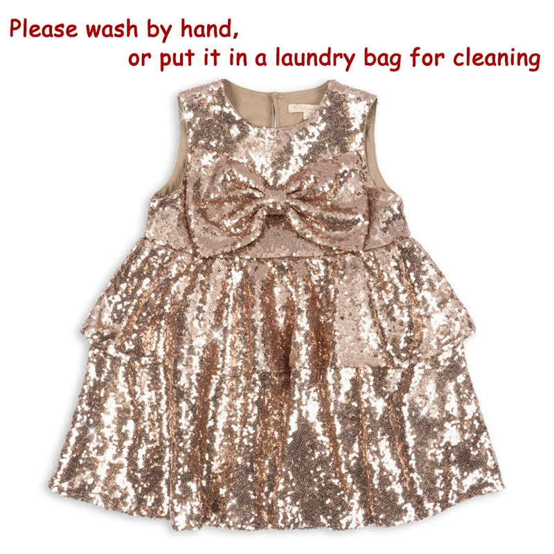 2025 KS Christmas Girls Sequin Shining Pretty Dress Kid Princess Dresses Girl Cute Jacket Children Carnival Party Vestidos Gifts