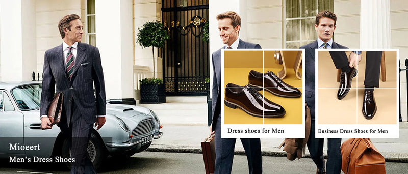 Luxury Men Oxford Shoes High Quality Patent Leather Men Shoes Comfortable Dress Wedding Party Shoes Classic Business Formal Shoe