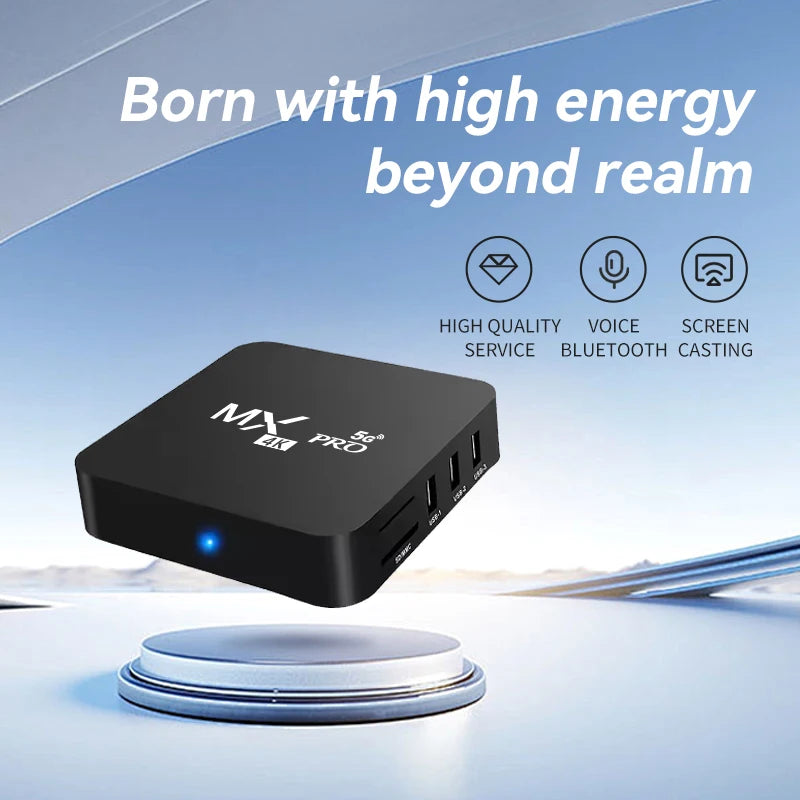  Android 10.0 Fast Smart TV BOX 2GB 16GB Allwinner H313 Quad Core 4K HD Set Top Box Media Player 