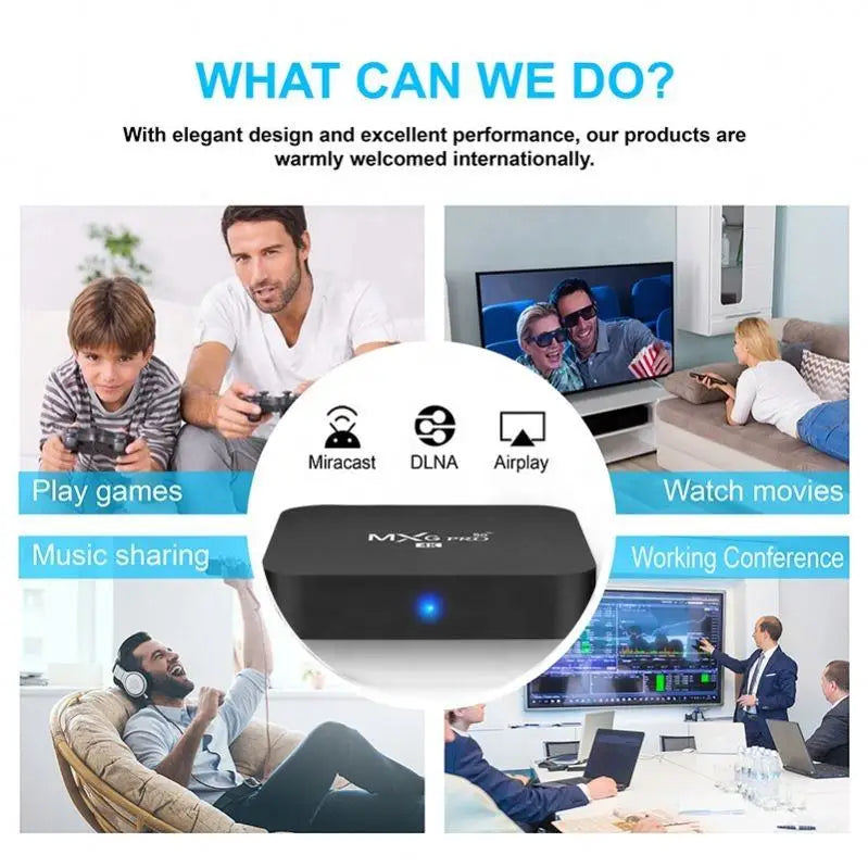  Android 10.0 Fast Smart TV BOX 2GB 16GB Allwinner H313 Quad Core 4K HD Set Top Box Media Player 