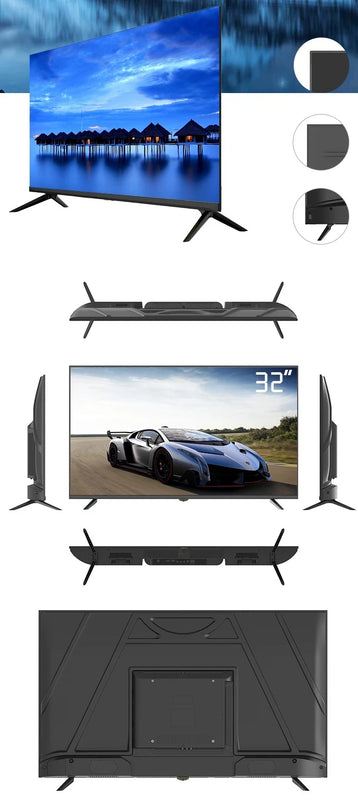 32-Inch Smart TV 75-inch slim 55-inch 65-inch network explosion-proof 4k high definition LCD TV with Android WiFi