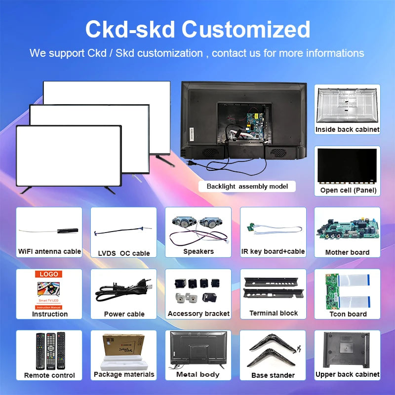 Large Screen UHD 70 Inch Television 32 43 50 55 65 75 85 98 100 Inches Fhd Android Led Lcd Smart Tvs with Wifi