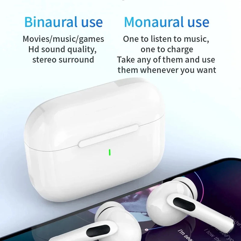 For Air pro5 Wireless Bluetooth Earphone Headset TWS Max With case Earbuds Noise Cancelling Headset For iPhone Android Headphone